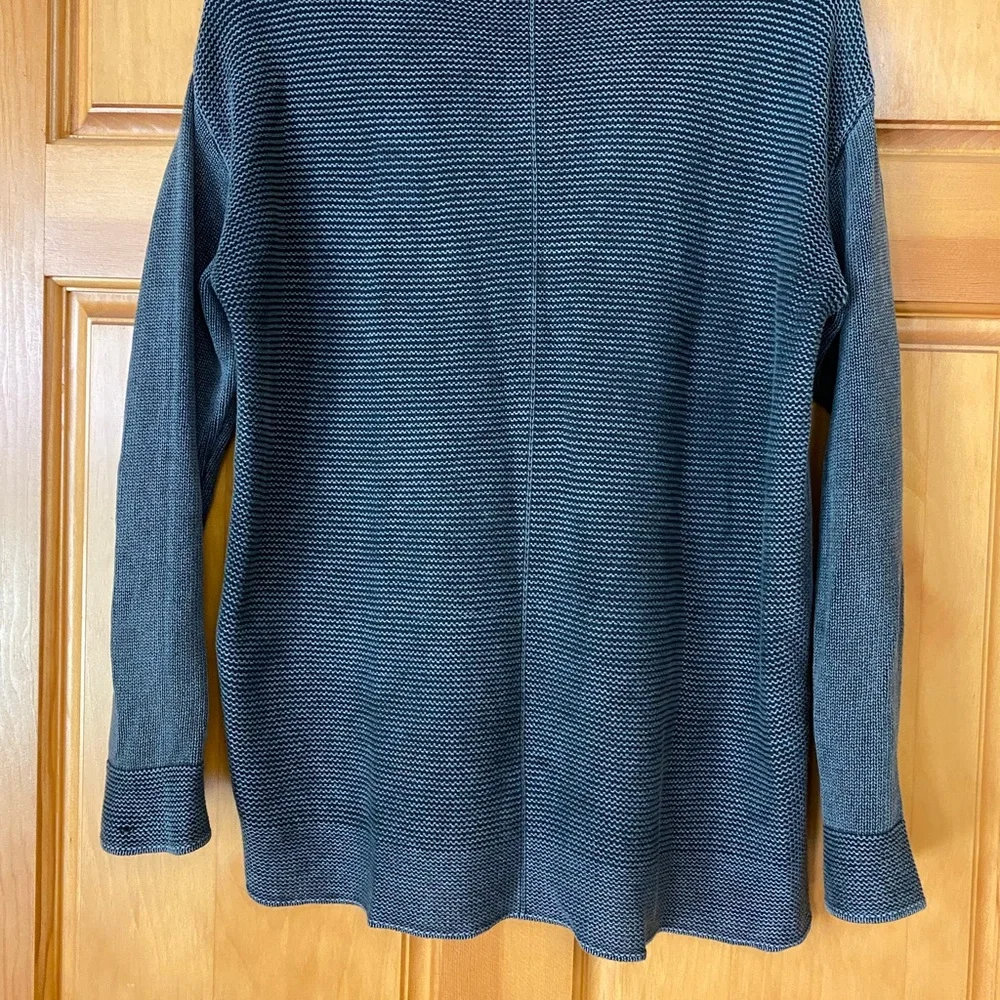 Women’s Carbon 2 Cobalt Grey Knit Pullover Sweater M - Picture 2 of 14